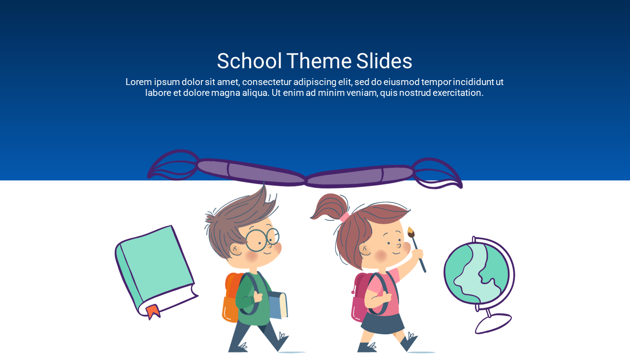 School Theme Google Slides